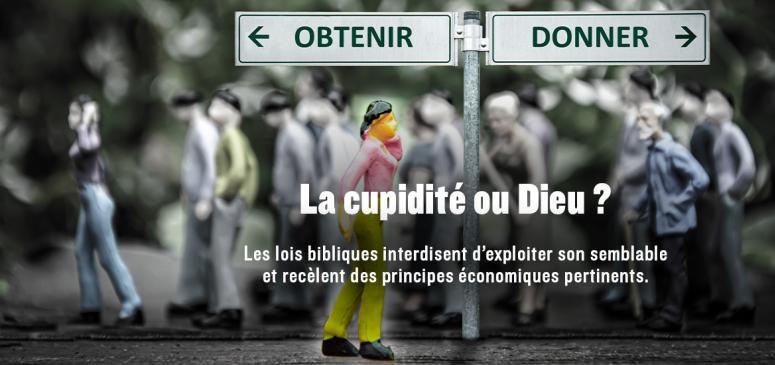 Front Slider -- La cupidité ou Dieu